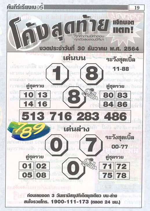 เลขเด็ด แจ็กพอตแตก