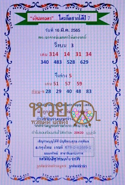 เลขเด็ด เงินเทวดา