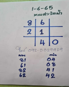 เลขเด็ด หวยดังวัดป่า