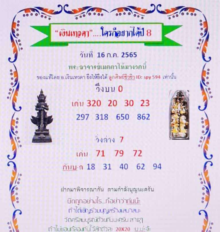 เลขเด็ด เงินเทวดา