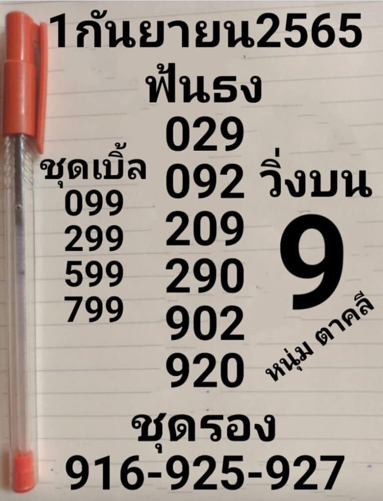 เลขเด็ด หวยหนุ่มตาคลี1-9-65