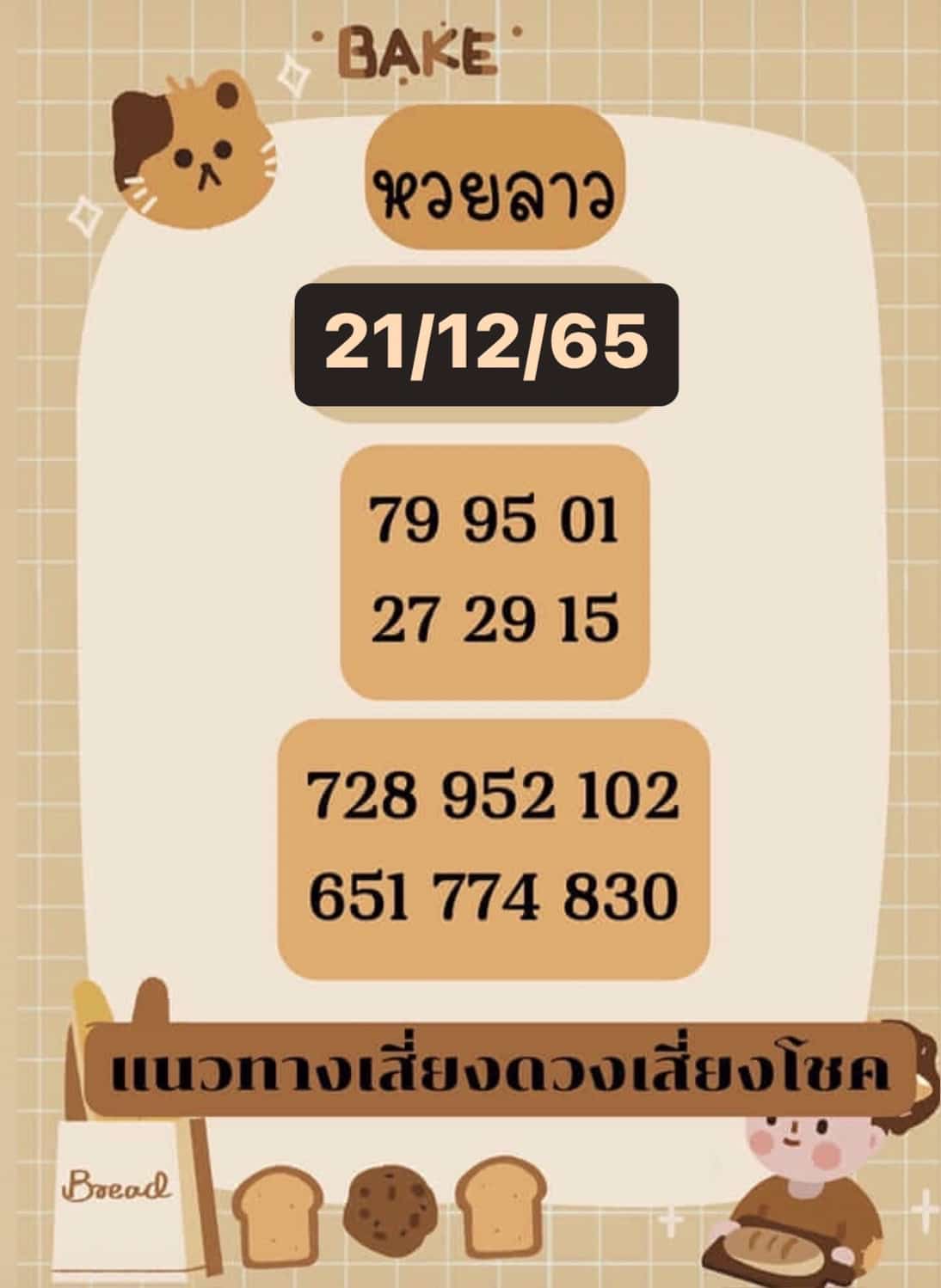 หวยลาว หวยลาว2ตัว 21-12-65