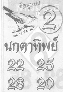 หวยนกตาทิพย์ 16-3-66