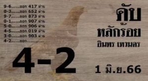 หวยอินทรเทวนคร 1-6-66