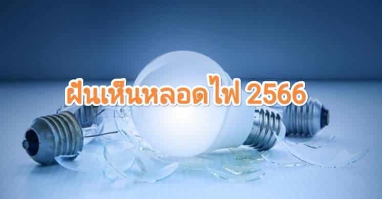 ฝันเห็นหลอดไฟ 2566