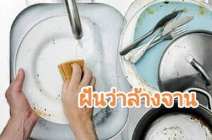 ฝันว่าล้างจาน 2566