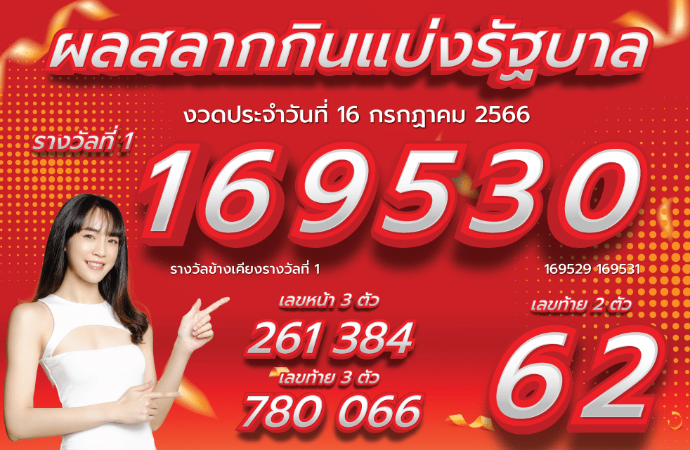 ตรวจหวย 16-7-66