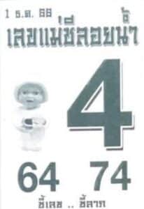 เลขแม่ชีลอยน้ำ 1-12-66