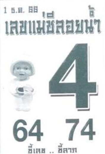 เลขแม่ชีลอยน้ำ 1-12-66