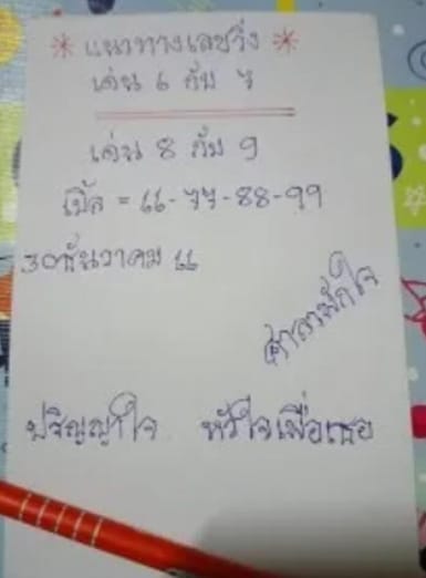 หวยศาลาพักใจ 30-12-66