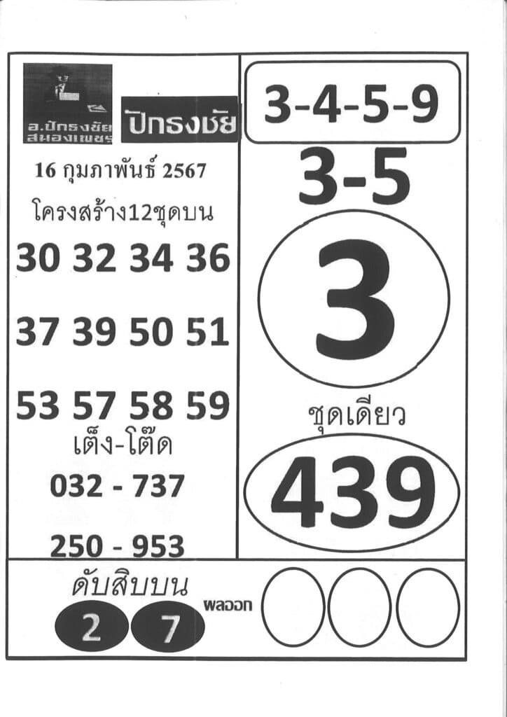 ปักธงชัย 16-2-67