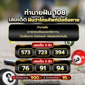 ฝันว่าโทรศัพท์มือถือหาย