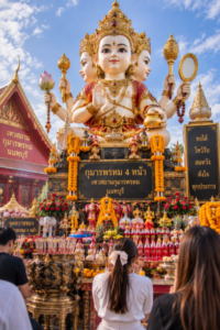 กุมารพรหม 4 หน้า เทวสถานกุมารพรหม นนทบุรี